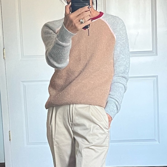 J.Crew 100% Italian waffled cashmere sweater size XS - Picture 5 of 11